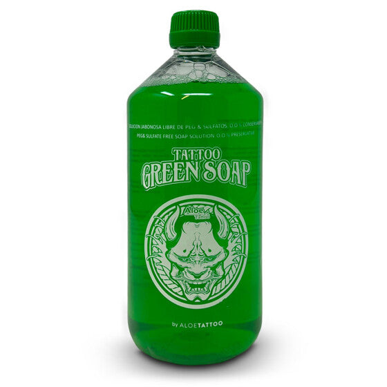 Aloe Tattoo Green Soap 1L
